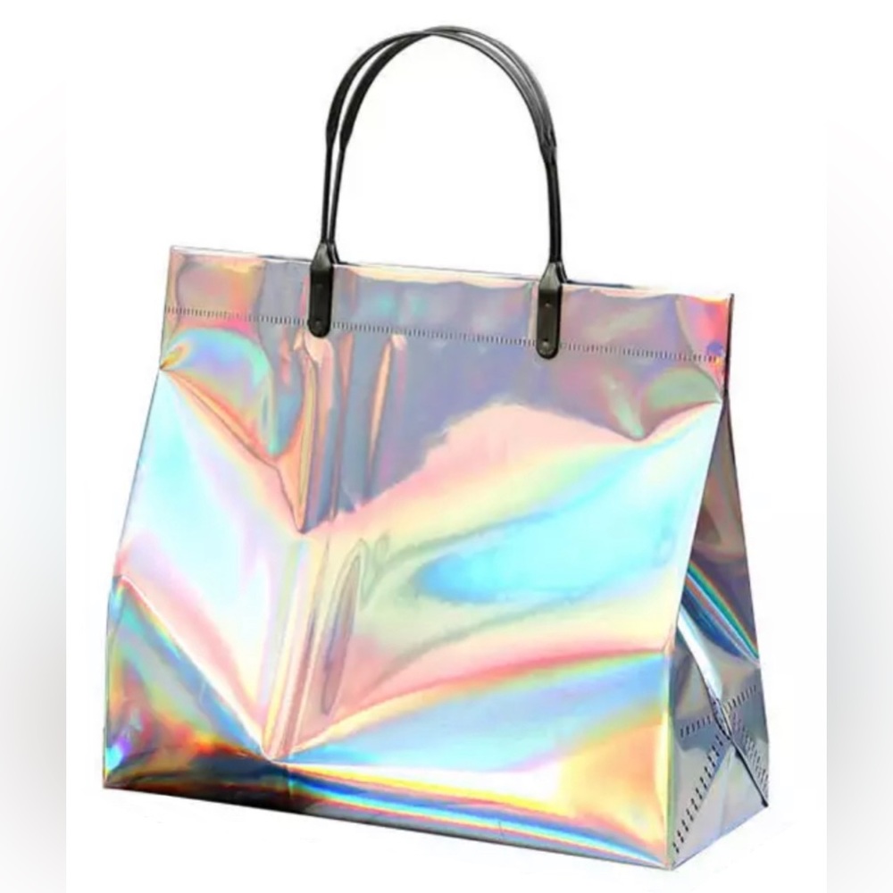 Reflective Holographic Tote Bag Free with $30 Purchase
